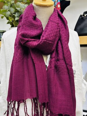 Soft Cotton Scarves  Shawl   Cherry