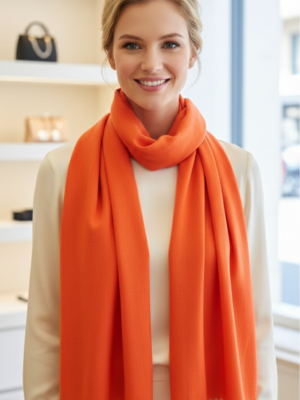 Riviera Range Orange shawls ,pashminas