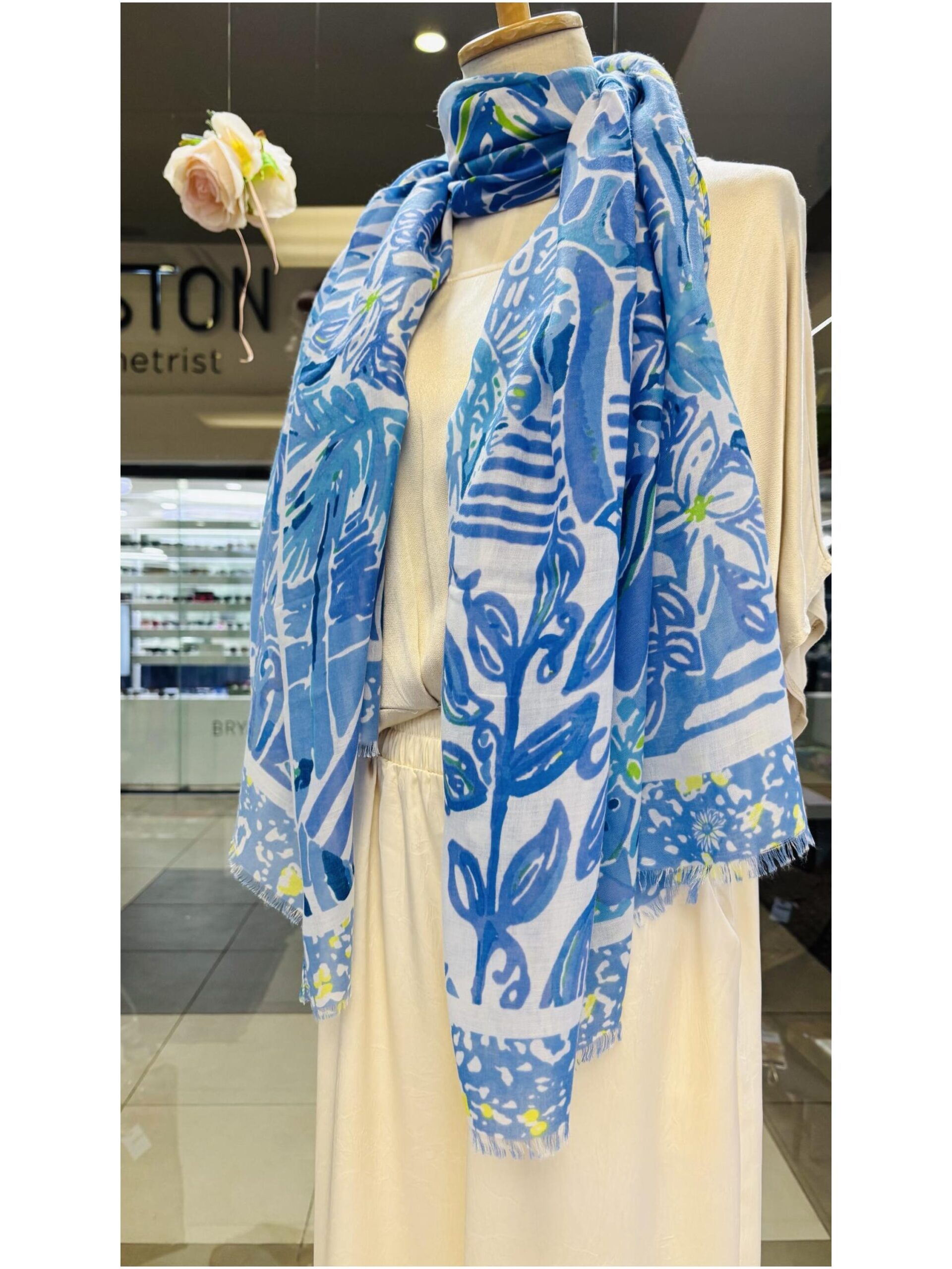 Cotton Scarf ,Positano - Image 2