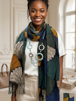Fiesta Soft Warm Pashmina Shawl Multicolour