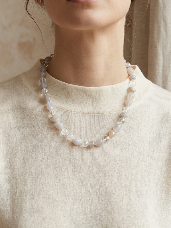 The Moonstone Aura Multi-Texture Collar