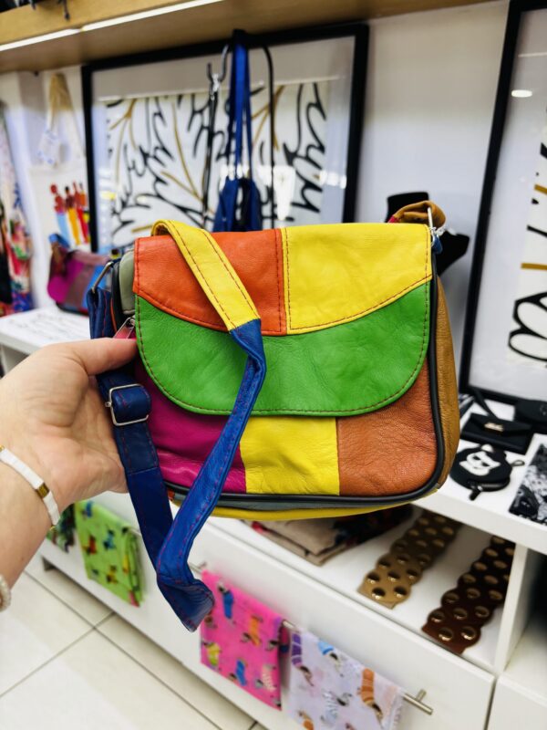Candy Collection Luxury Leather Crossbody Bag – Lime