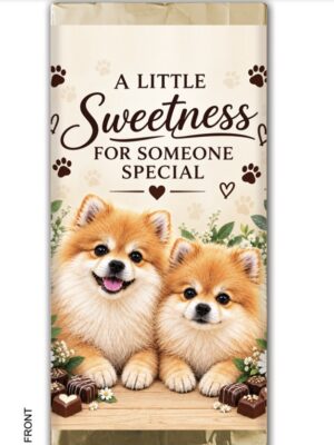 Luxury Milk Chocolate Gift Edition :45g A little Sweetness Pomeranian Bar