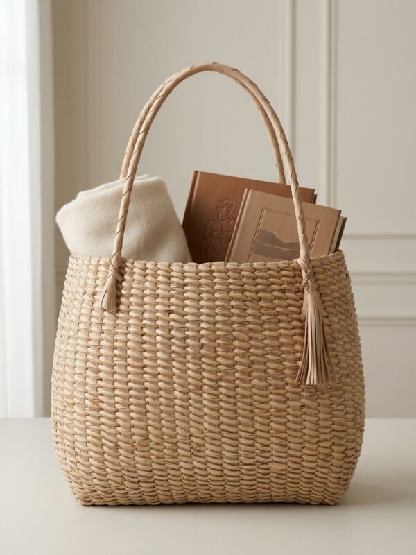 Essential Natural Woven Tote